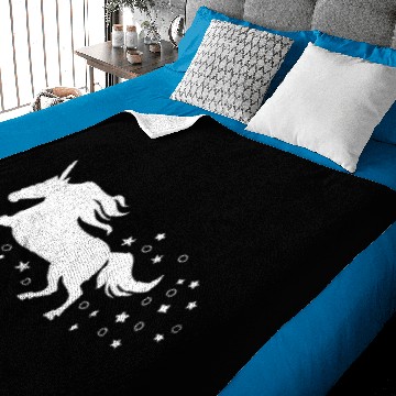 Discover magical running unicorn Baby Blankets