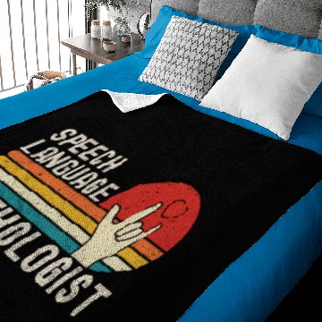 Discover Speech Language Pathologist Baby Blankets