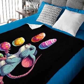 Discover Easter Mouse & Rat Egg Juggling Baby Blankets
