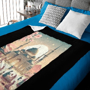 Discover Sakura Eid Japanese Style Celebration of Eid al Baby Blankets