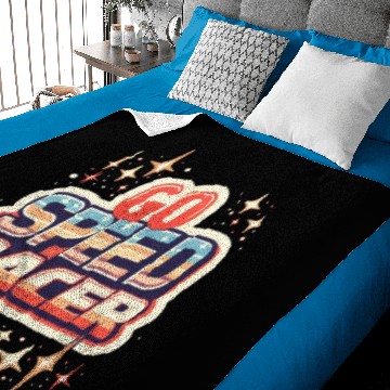 Discover Go speed racer Baby Blankets