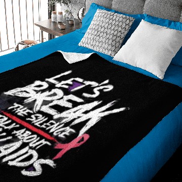 Discover Silence Shatter: HIV/AIDS Graffiti Baby Blankets