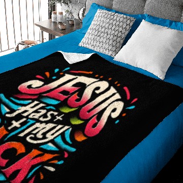 Discover Jesus Has My Back 22 Baby Blankets