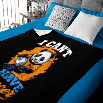 Discover Soccer Coach I Can't I Have Soccer Baby Blankets