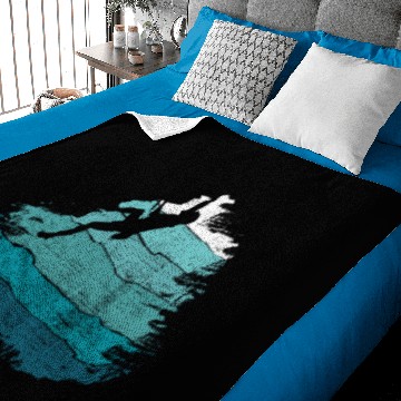 Discover Vintage Wall Climbing Boulder Bouldering Baby Blankets