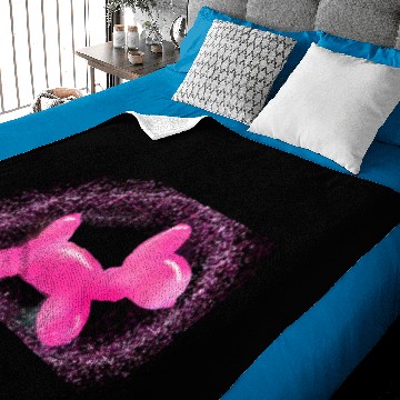 Discover Pink balloon dog Baby Blankets