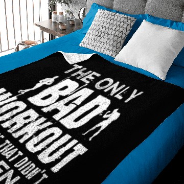 Discover fitness The only bad workout Baby Blankets
