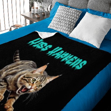 Discover hiss happens Baby Blankets