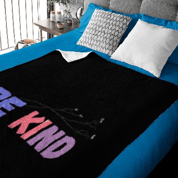 Discover Aesthetic "Be Kind" Positive Words Baby Blankets