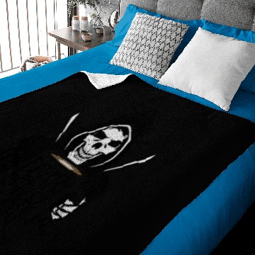 Discover Death Before Decaf Baby Blankets