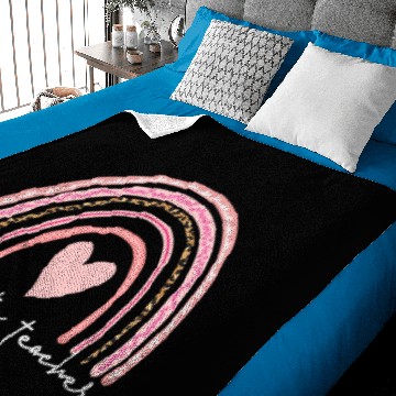 Discover Substitute Teacher Boho Rainbow Back To School Baby Blankets