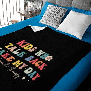 Discover Speech Therapy Speech Language Pathologist SLP Baby Blankets