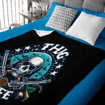 Discover Thug Life Emblem Baby Blankets