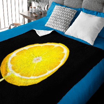 Discover Citrus - Fruits - Orange - Lime - Grapefruit - Lem Baby Blankets