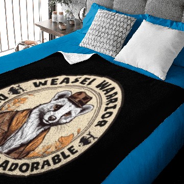 Discover Weasel Warrior Baby Blankets