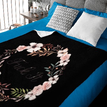 Discover Fuck It Baby Blankets