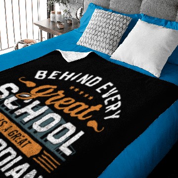 Discover School Custodian School Staff Janitor Baby Blankets