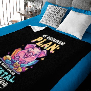 Discover Crystal Collector Retirement Plan Solid Collection Baby Blankets