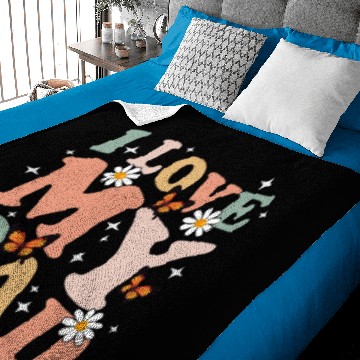 Discover I love my Dad Baby Blankets