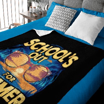 Discover School's Out For Summer for a Beach Lover Baby Blankets