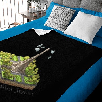 Discover Geometric low poly Eiffel Tower Baby Blankets