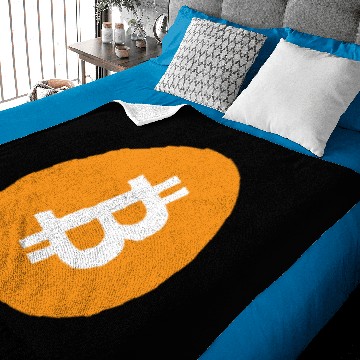 Discover Bitcoin Solves This BTC Cryptocurrency Design Baby Blankets