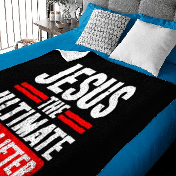Discover Jesus Ultimate Deadlifter Workout Christian Gym Baby Blankets