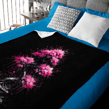 Discover Pink bonsai dream Baby Blankets