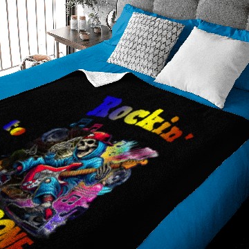 Discover Skeleton Rockin Baby Blankets
