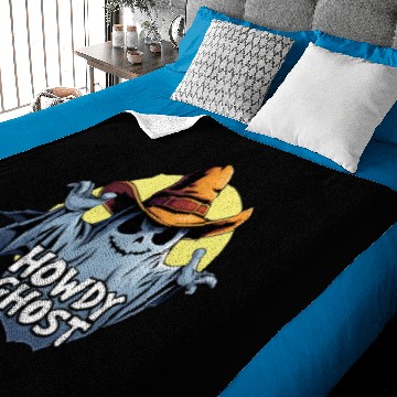 Discover Spooky Howdy Halloween Ghost Baby Blankets