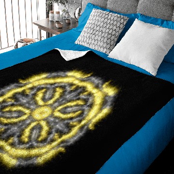 Discover Radiant Starburst Mandala Baby Blankets
