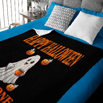 Discover HALLOWEEN GHOST Baby Blankets