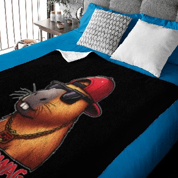 Discover 100% Swag Capybara - Cool Capybara with Sunglasses Baby Blankets