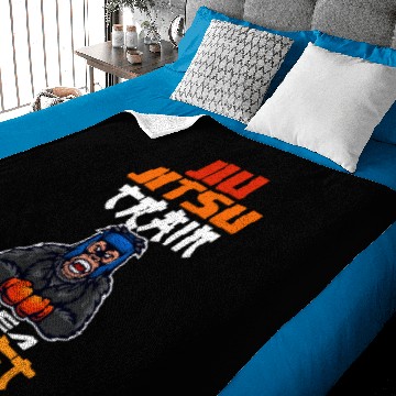 Discover Train like a Beast Jiu Jitsu 4 Baby Blankets