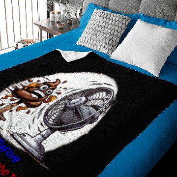 Discover Right Before The Shit Hits The Fan Baby Blankets