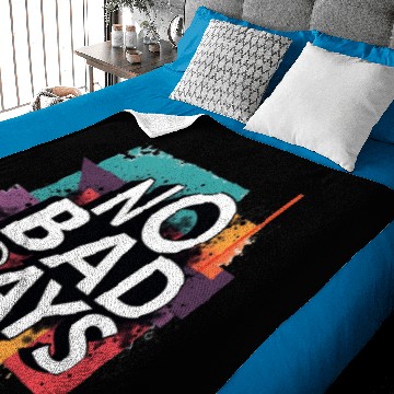 Discover NO BAD DAYS Baby Blankets