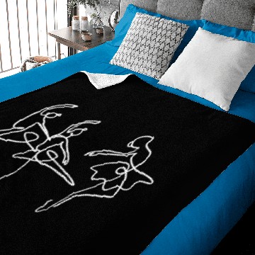 Discover ballet line Baby Blankets