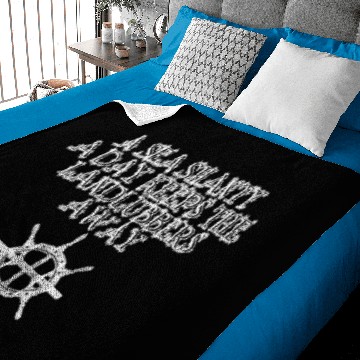 Discover Sailor Meme Pirate Ship Ocean Sailing Baby Blankets