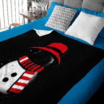 Discover Holiday Cheer Snowman Baby Blankets