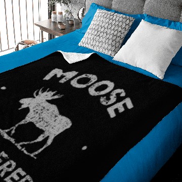 Discover Moose Whisperer Baby Blankets