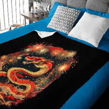 Discover Snake Fireworks Baby Blankets