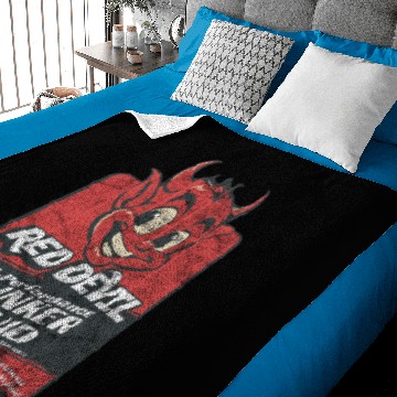 Discover Distressed Red Devil Blinker Fluid Baby Blankets