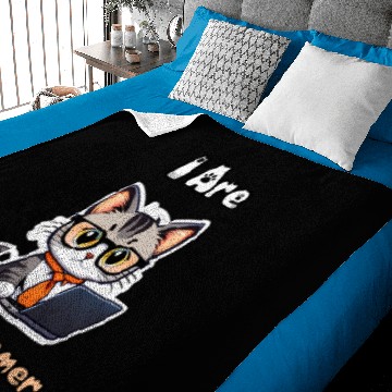 Discover I Are Programmer Programmer Cat Baby Blankets