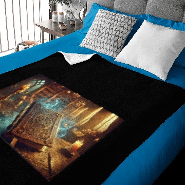 Discover Spell Book Baby Blankets