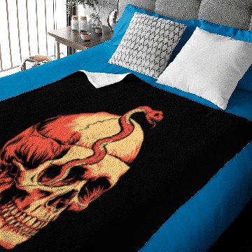 Discover Serpent Skull – Gothic Venom Death Design Baby Blankets