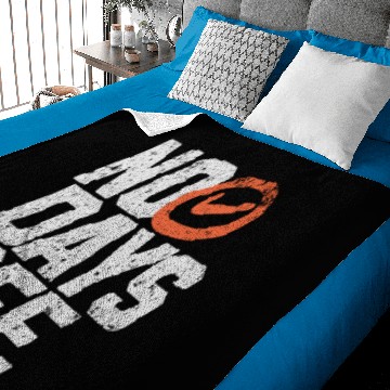 Discover No Days Off – Motivational Gym Baby Blankets