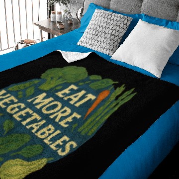 Discover Eat more Vegetables Baby Blankets