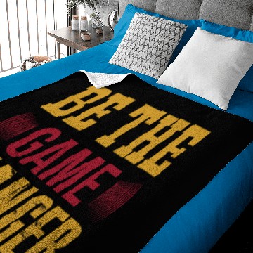 Discover Be the Game Changer Quote Art Baby Blankets