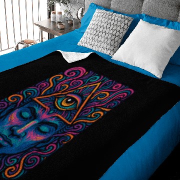 Discover Third Eye Activation Baby Blankets – Psychedelic