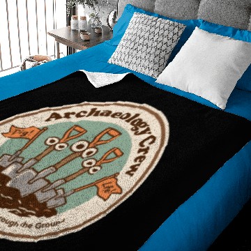 Discover Archaeology Crew Digging History Fun Baby Blankets